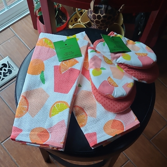 ♠️🍊🍋Kate Spade Citrus Kitchen Set - - Picture 1 of 9